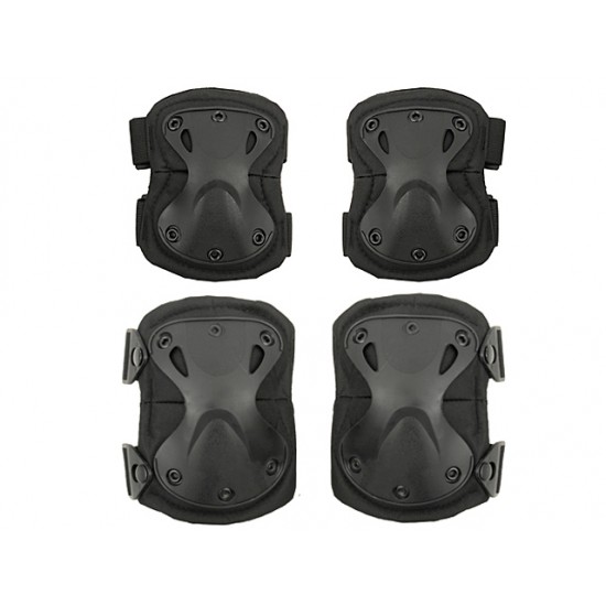 Knee/Elbow Pad Set - Black [PJ] 115